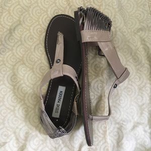 Steve Madden gladiator flats. Size 7.5. Worn twice